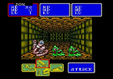 Shining and the Darkness (Japan) screen shot game playing